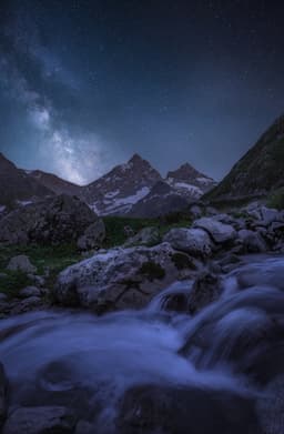 Susten Pass at Night